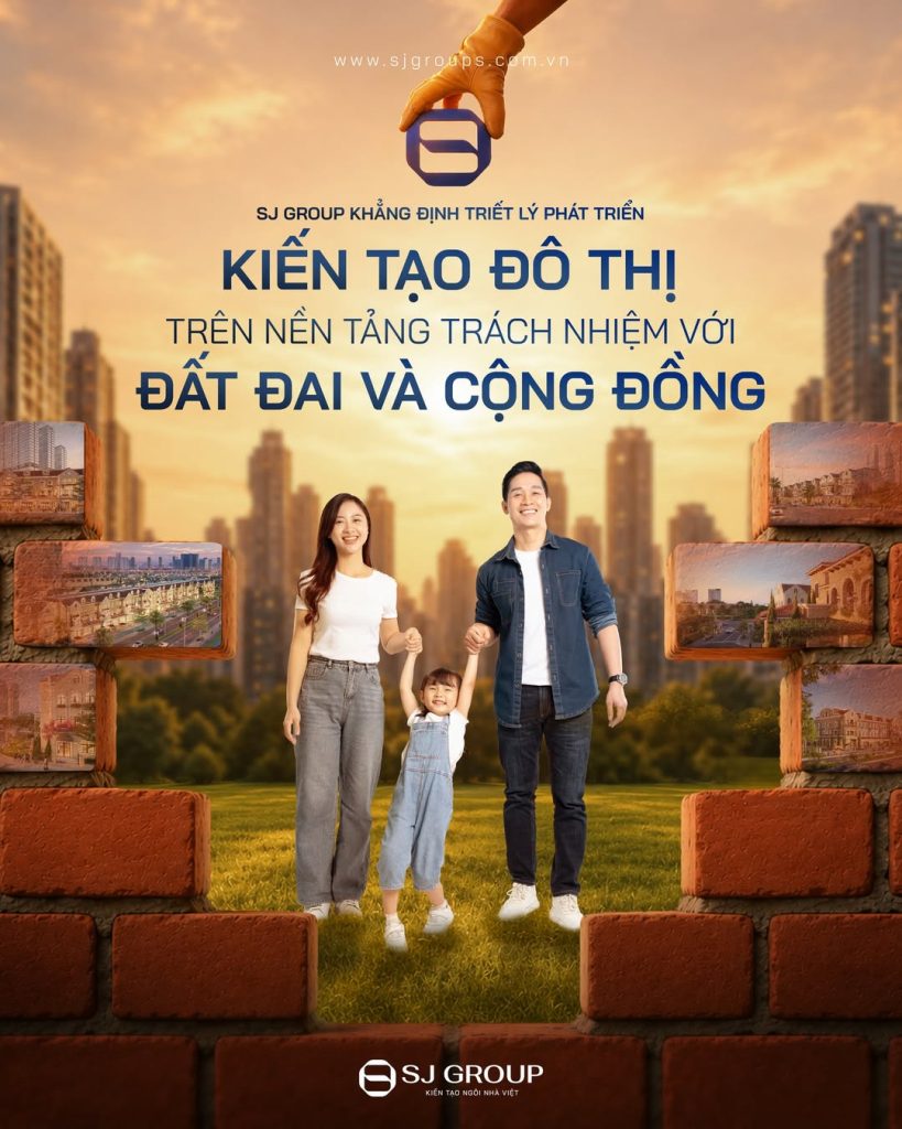 SJ GROUP KHẲNG ĐỊNH TRIẾT LÝ PHÁT TRIỂN: KIẾN TẠO ĐÔ THỊ TRÊN NỀN TẢNG TRÁCH NHIỆM VỚI ĐẤT ĐAI VÀ CỘNG ĐỒNG